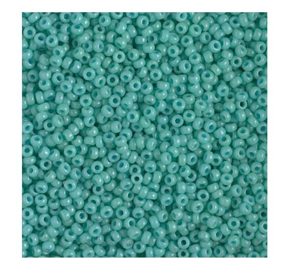 11-4475 Duracoat Dyed Opaque Sea Opal, Miyuki Seed Bead, 11/0