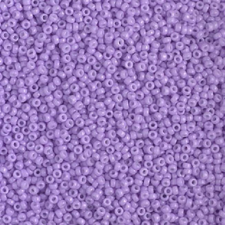 15/0 Duracoat Opaque Light Purple, Miyuki Seed Bead, 15-4488