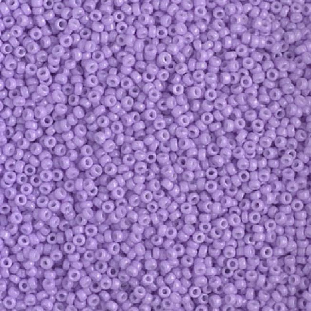15/0 Duracoat Opaque Light Purple, Miyuki Seed Bead, 15-4488
