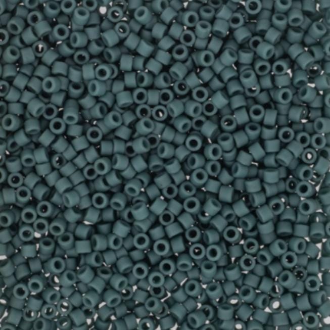 Delica, 11/0 Matte Eucalyptus, DB2407 Miyuki Delica