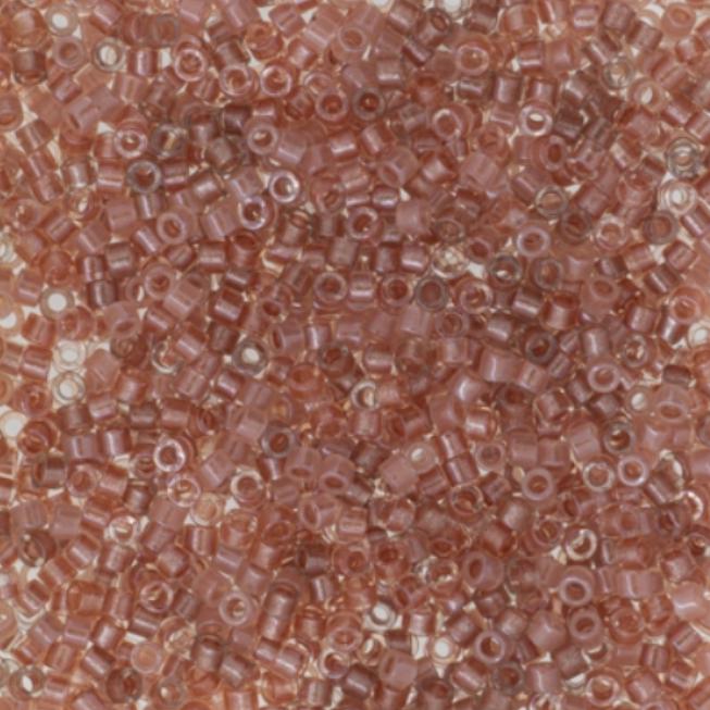 Sparkling Lined Vintage Rose Mix Miyuki Delica 11/0 DB0988