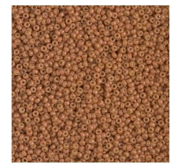 15-4457 Duracoat Dyed Opaque Cedar, Miyuki size Seed Bead, 15/0