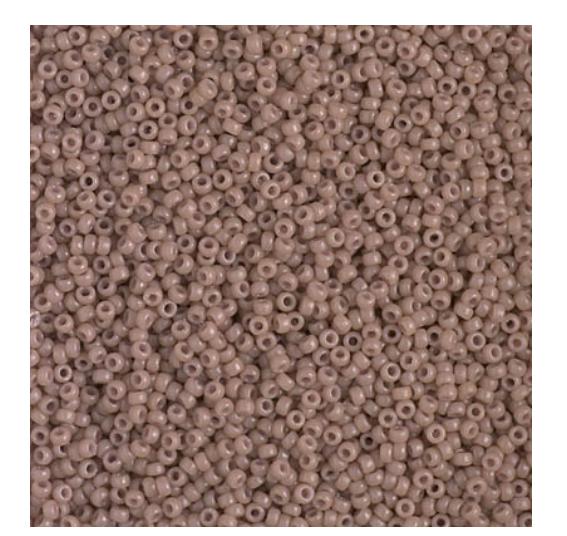15/0 Duracoat Dyed Miyuki Seed Bead, Opaque Beige, 4455