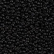 11-401 Opaque Black, Miyuki Seed Beads 11/0