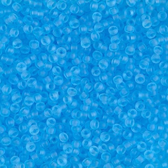 11/0 Matte Transparent Aqua, Miyuki Seed Bead, 11-148F