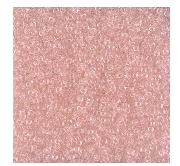 15/0 Transparent Light Tea Rose, Miyuki Seed Bead 15-155