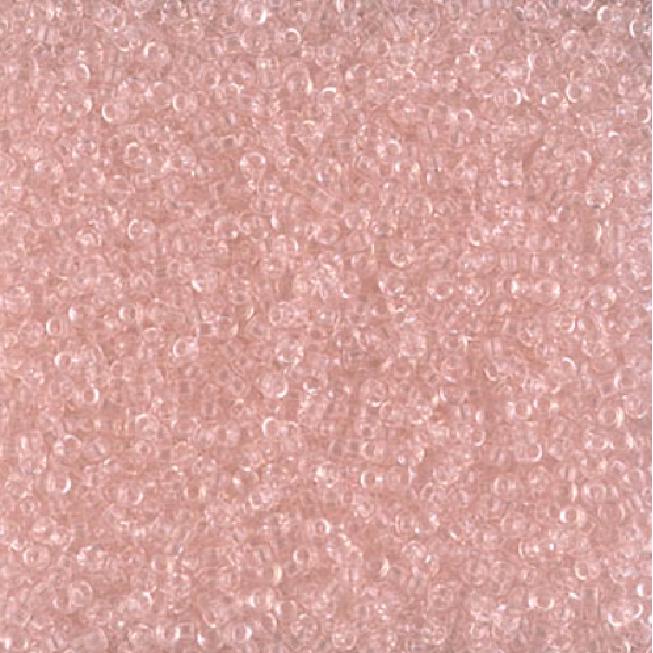 15/0 Transparent Light Tea Rose, Miyuki Seed Bead 15-155