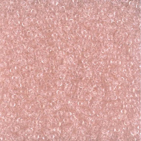 15/0 Transparent Light Tea Rose, Miyuki Seed Bead 15-155
