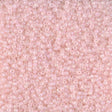 15/0 Matte Transparent Light Tea Rose AB, Miyuki Seed Bead 15-155FR