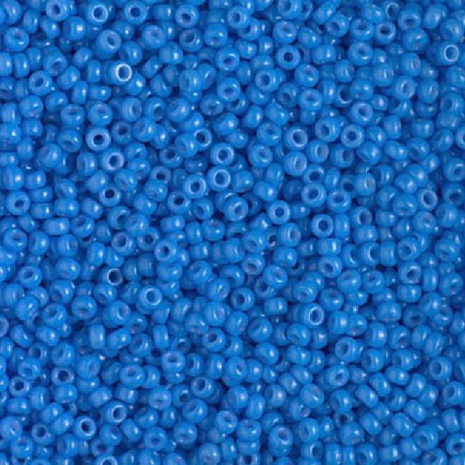 11/0 Duracoat Dyed Miyuki Seed Bead, Opaque Delphinium, 4484