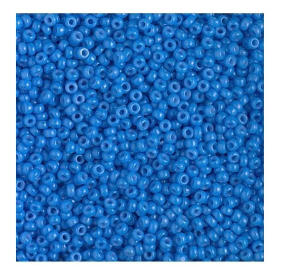 11/0 Duracoat Dyed Miyuki Seed Bead, Opaque Delphinium, 4484