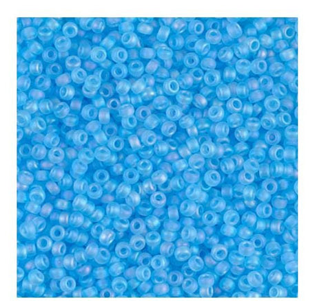 11/0 Matte Transparent Aqua AB, Miyuki Seed Bead, 8-148FR