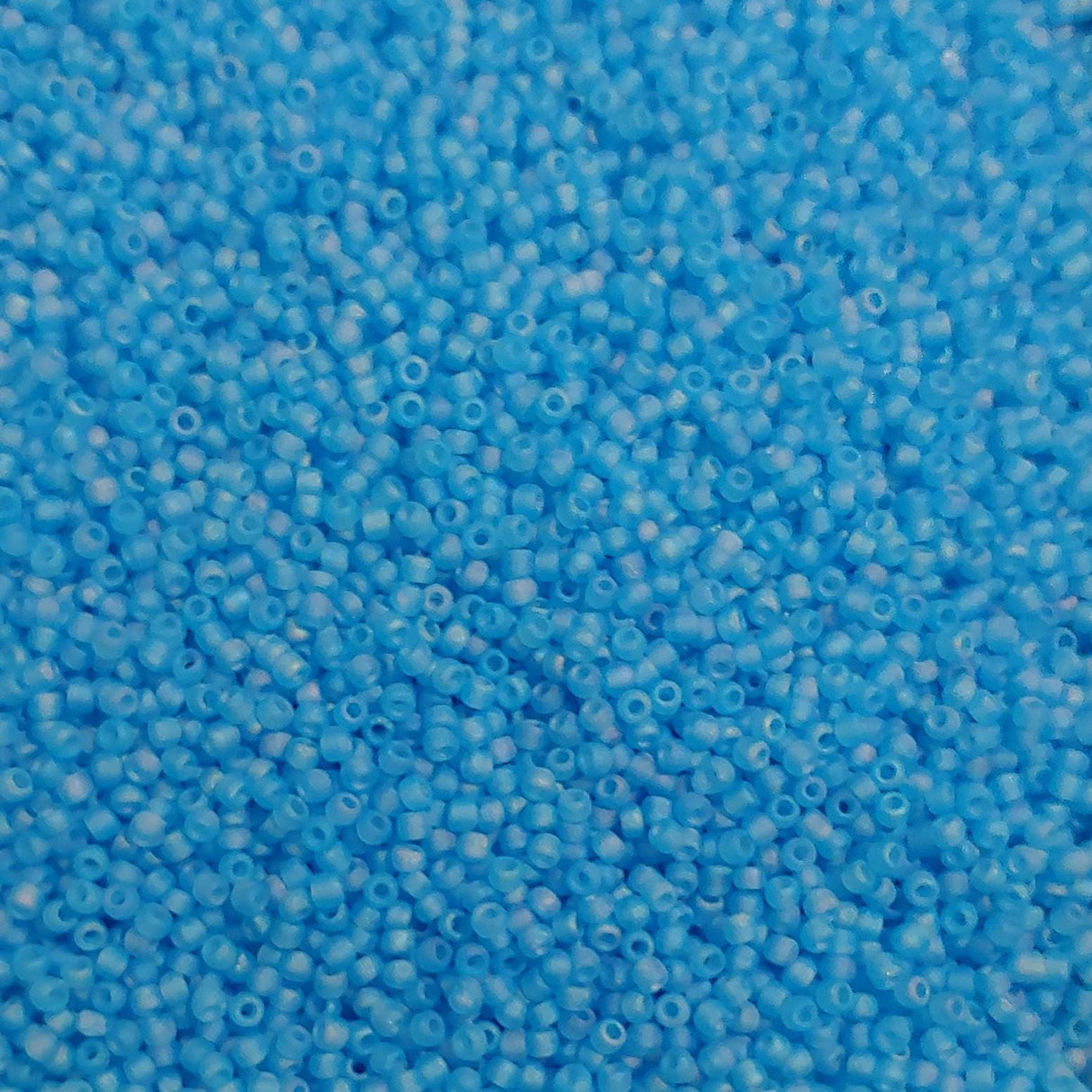 11/0 Transparent Matte Aqua Blue AB, Matsuno Seed Bead, 11-F260
