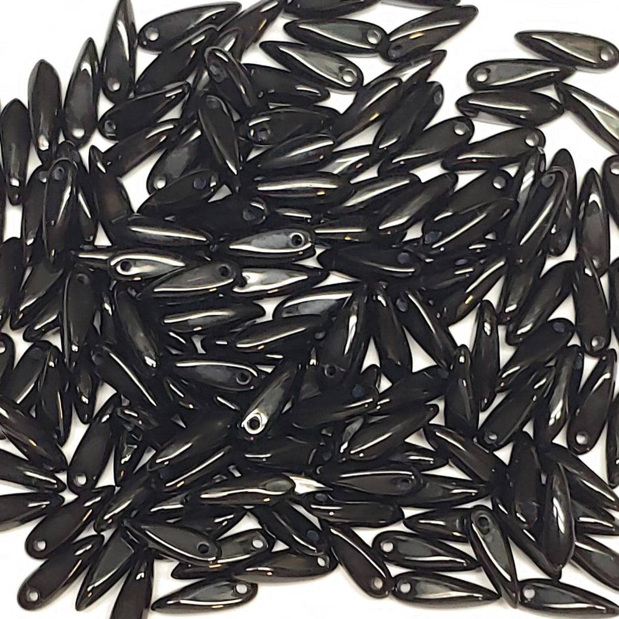 Dagger Bead, Czech Glass 3X11MM, 25 Beads-4 Color Choices