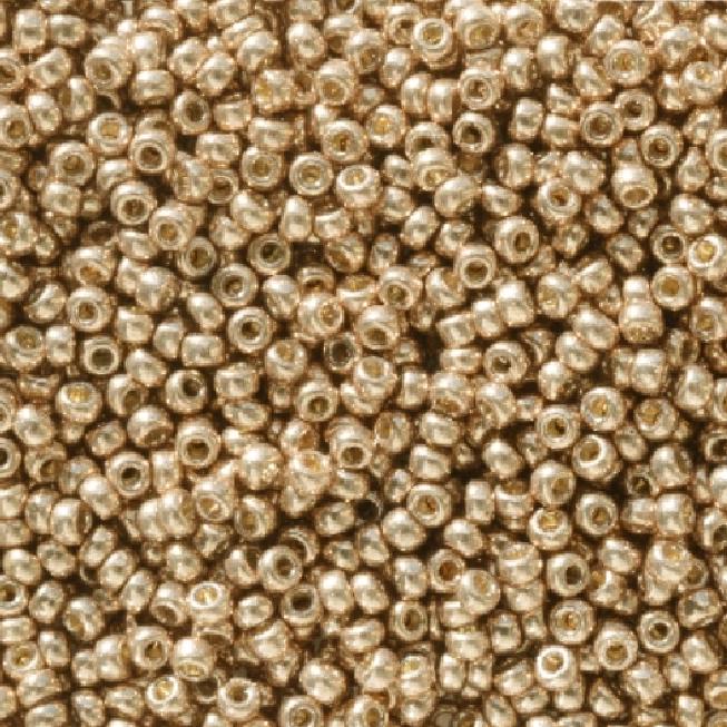 11/0 Duracoat Galvanized Miyuki Seed Beads Light Champagne, 5104
