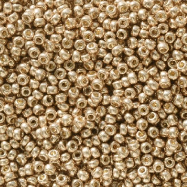 11/0 Duracoat Galvanized Miyuki Seed Beads Light Champagne, 5104
