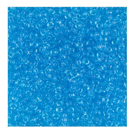 11/0 Transparent Aqua, Miyuki Seed Bead, 11-148