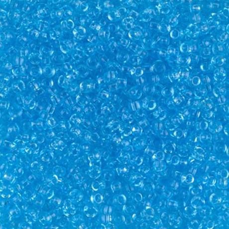 11/0 Transparent Aqua, Miyuki Seed Bead, 11-148