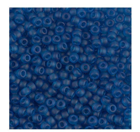 8/0 Matte Transparent Capri Blue, Miyuki Seed Bead, 8-149F