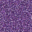 11-4278 Duracoat Dyed Silver Lined Dark Orchid, Miyuki Seed Bead 11/0