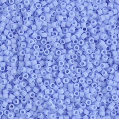 DB1588 11/0 Matte Opaque Agate Blue Miyuki Delica