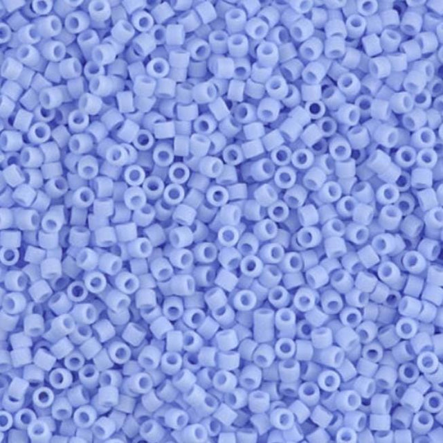 DB1588 11/0 Matte Opaque Agate Blue Miyuki Delica
