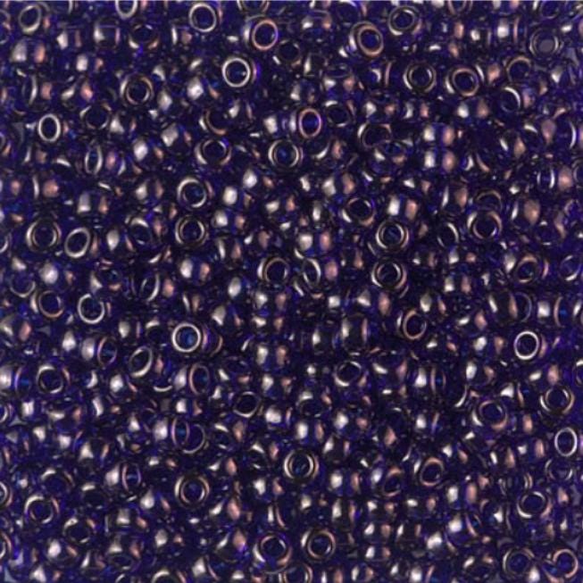 8/0 Sapphire Gold Luster Miyuki Glass Seed Beads, 308