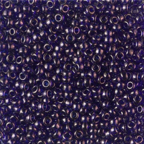 8/0 Sapphire Gold Luster Miyuki Glass Seed Beads, 308