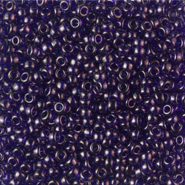 8/0 Sapphire Gold Luster Miyuki Glass Seed Beads, 308
