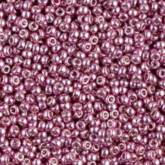 11/0 Duracoat Galvanized Miyuki Glass Seed Bead, Dusty Orchid, D4218