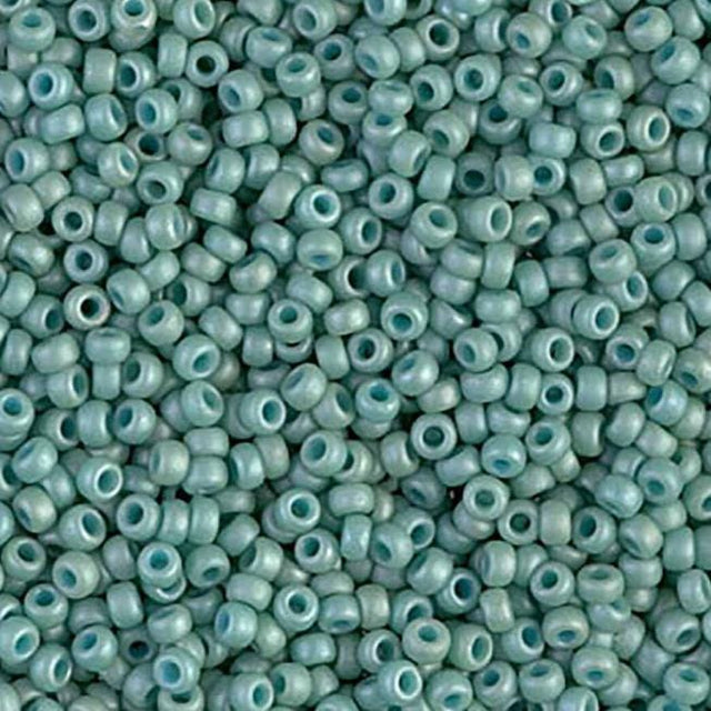 11-2028 Matte Opaque Sea Foam Luster, Miyuki Seed Bead 11/0
