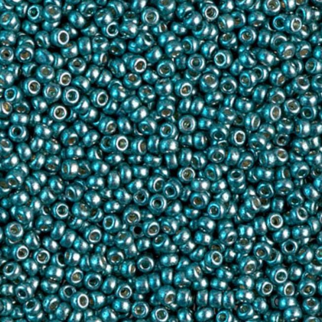 11/0 Duracoat Galvanized Miyuki Seed Bead, Dark Sea Foam, 4217