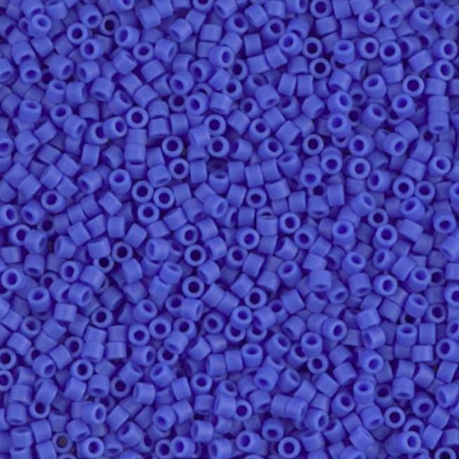 DB1588 11/0 Matte Opaque Cyan Blue Miyuki Delica