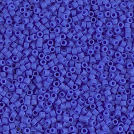 DB1588 11/0 Matte Opaque Cyan Blue Miyuki Delica