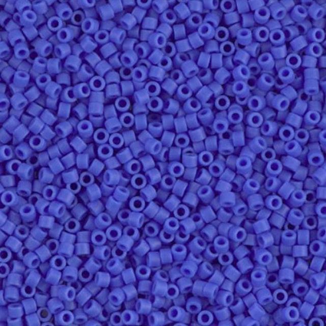 DB1588 11/0 Matte Opaque Cyan Blue Miyuki Delica