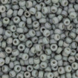 8-4705 Frosted Opaque Glaze Rainbow Cadet Gray, Miyuki Seed Bead, 8/0