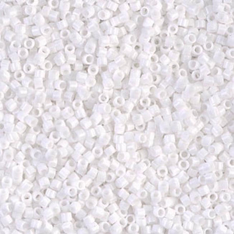 Opaque White 11/0 Miyuki Delica Bead DB0200