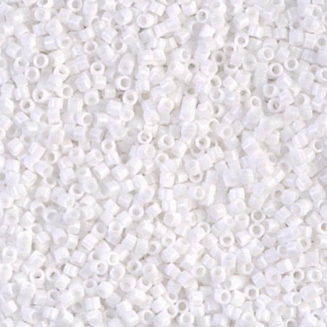 Opaque White 11/0 Miyuki Delica Bead DB0200