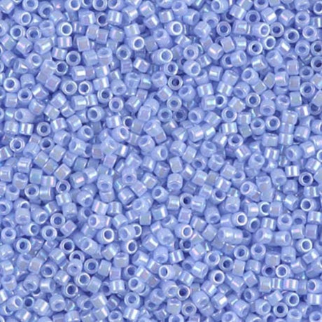 DB1577 11/0 Opaque Agate Blue AB Miyuki Delica