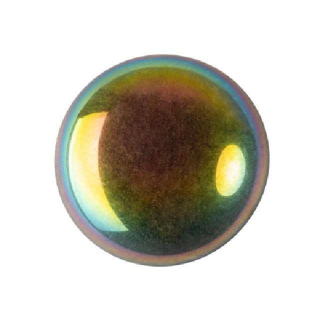 Cabochon Par Puca Full Vitrail, 18mm Czech glass, Qty 1