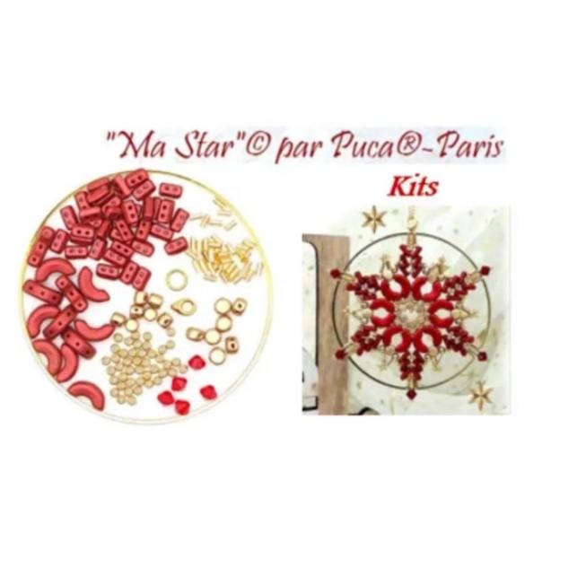 Ma Star Kit - Arcos, Piros par Puca, *See Color Choices* Pattern will be mailed with kit purchase, see Description for more details