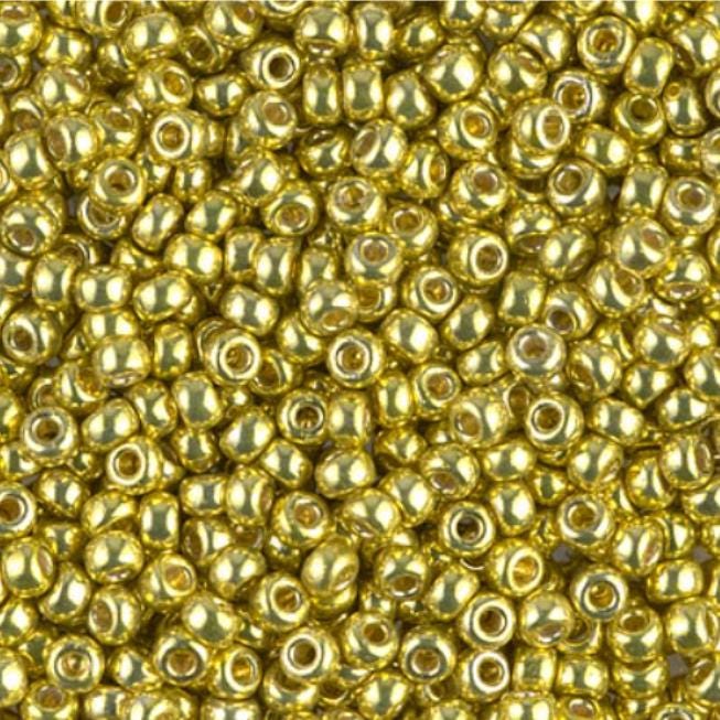 8/0 Duracoat Galvanized Miyuki Glass Seed Bead, Zest, 4205