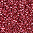8/0 Duracoat Galvanized Miyuki Glass Seed Bead, Light Cranberry, 4211
