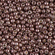 8/0 Duracoat Galvanized Miyuki Glass Seed Bead, Dark Mauve, 4213