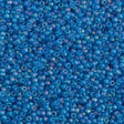 11/0 Matte Transparent Capri Blue AB, Miyuki Seed Bead 11-149FR