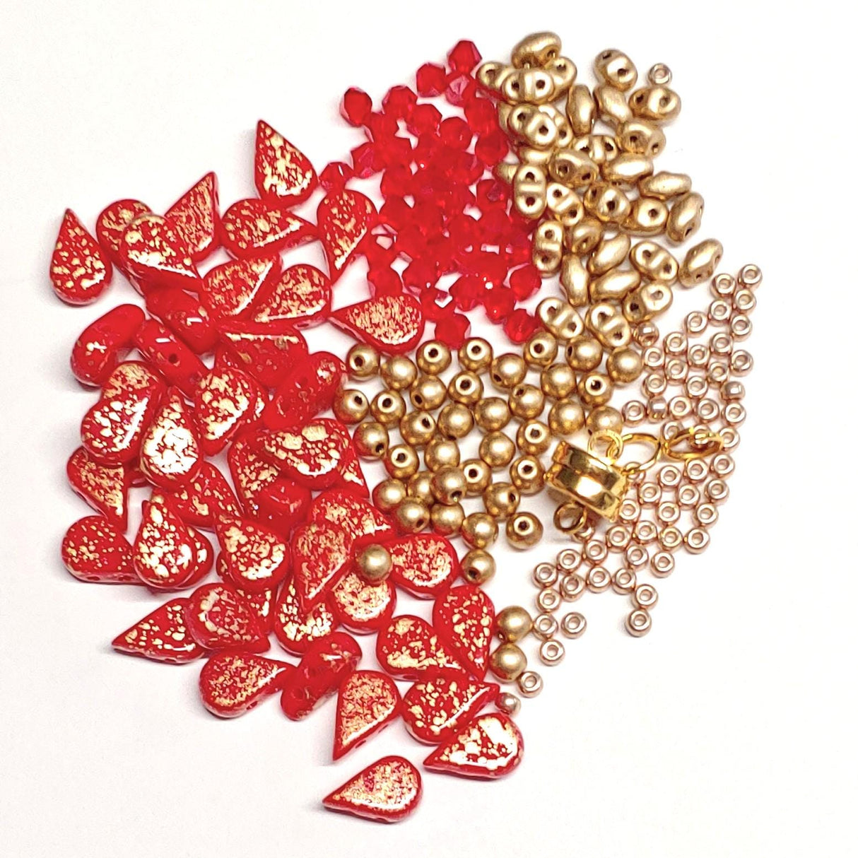 India Bracelet Kit-Amos par Puca beads. Pattern will be mailed with kit purchase, see Description for more details