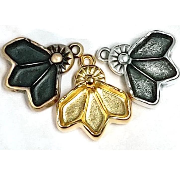 Cymbal Dentro Kite Pendant Setting for Kite Beads, 013996, 1 piece - Choose your color