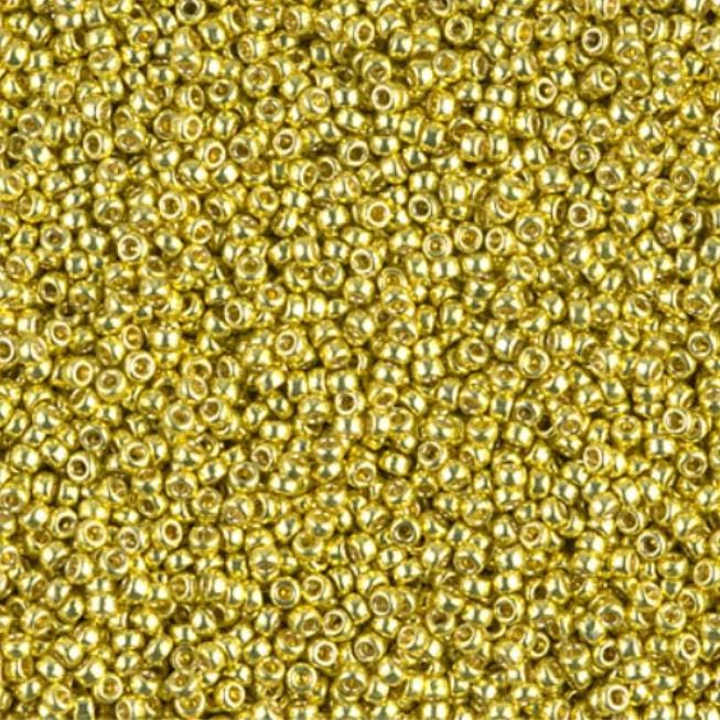 15/0 Duracoat Galvanized Miyuki Seed Bead, Zest, 4205