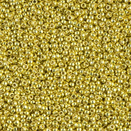 15/0 Duracoat Galvanized Miyuki Seed Bead, Zest, 4205