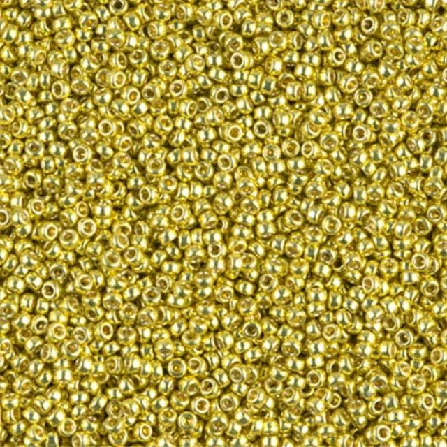 15/0 Duracoat Galvanized Miyuki Seed Bead, Zest, 4205
